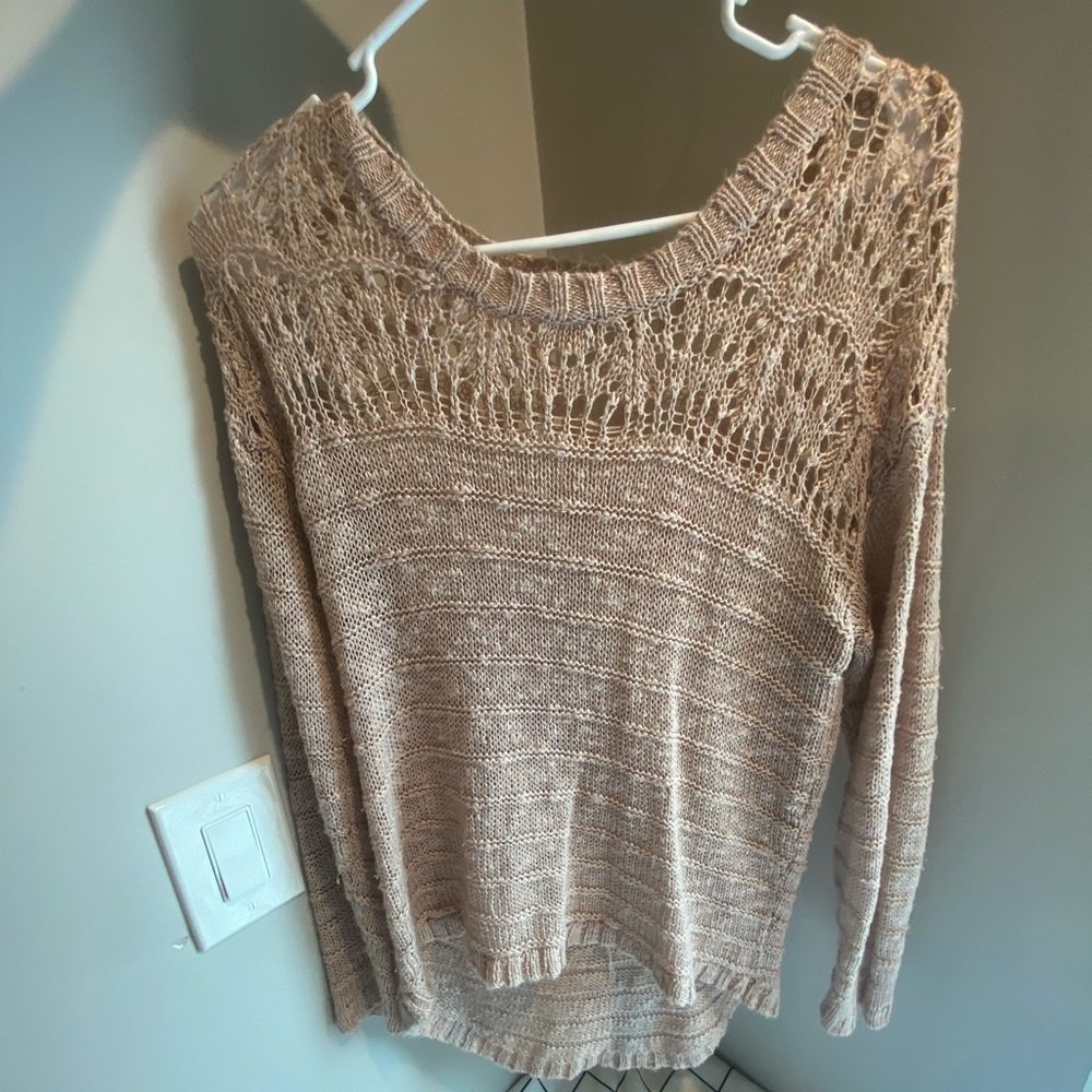 Dusty Rose Womens Sweater
